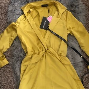 Pretty little thing silky shirt dress